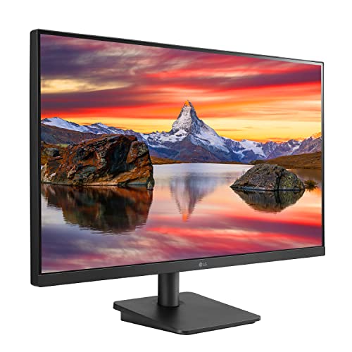 LG 27MP400-B 27” Full HD (1920 x 1080) IPS Display with 3-Side Virtually Borderless Design, AMD FreeSync and OnScreen Control – Black