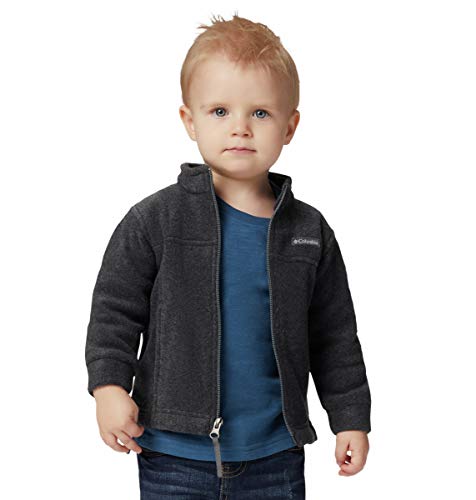 Columbia Toddler Boys Steens Mt II Fleece, Charcoal Heather, 2T
