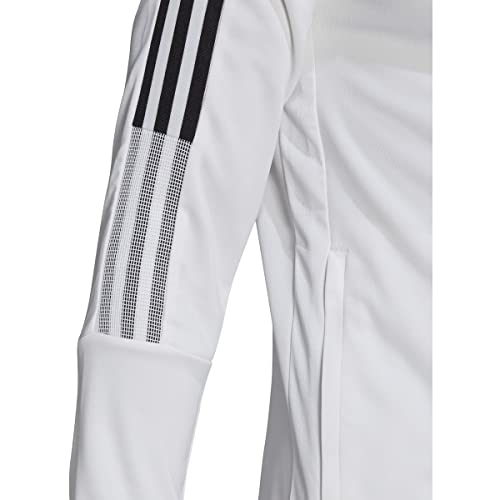 adidas Men's Tiro 21 Track Jacket, White, Small