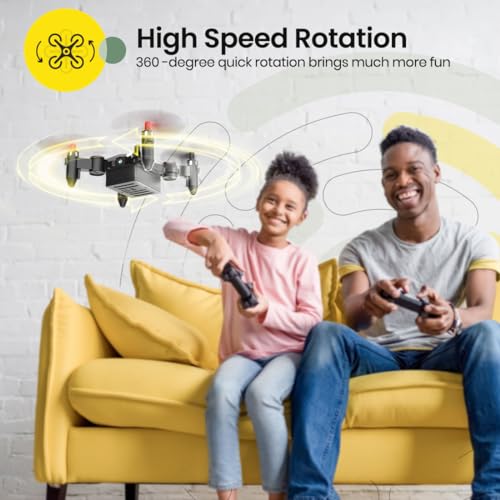 Holy Stone HS190 Drone for Kids, Mini Drone with One-Key Takeoff/Landing, 3D Flips, 3 Speeds and Auto Hovering, Gifts Toys for Boys and Girls, Red