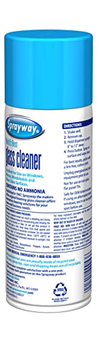 Sprayway Ammonia-Free Glass Cleaner, Foaming Action - Streakless Shine, 15 Ounce (Pack of 1)