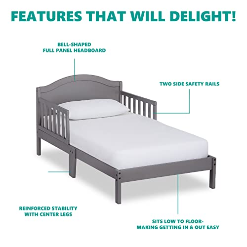 Dream On Me Sydney Toddler Bed in Steel Grey, Greenguard Gold Certified