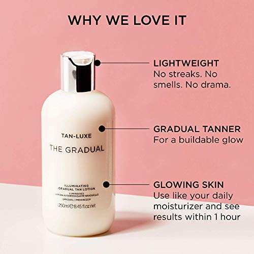 TAN-LUXE The Gradual - Illuminating Gradual Tan Lotion, 250ml - Cruelty & Toxic Free