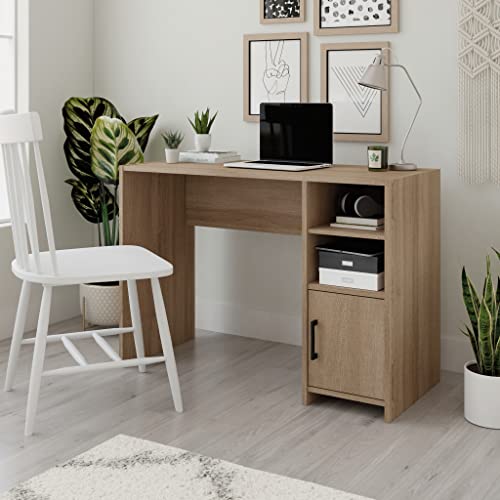Sauder Beginnings Desk, L: 40.39" x W: 17.48" x H: 28.82", Summer Oak Finish
