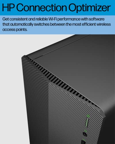 HP Pavilion Gaming Desktop, AMD Ryzen 7 5700G Processor, NVIDIA GeForce RTX 2060 graphic, 16 GB RAM, 1 TB SSD, Windows 11 Pro (TG01-2460, shadow black)