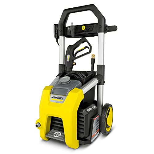 Kärcher - K1700 - 1700 PSI TruPressure Electric Power Pressure Washer - 2125 Max PSI - With 3 Nozzles for Cleaning Cars, Siding, Driveways, Fencing, & More - 1.2 GPM