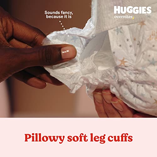 DEAD Huggies Overnites Size 4 Overnight Diapers (22-37 lbs), 116 Ct
