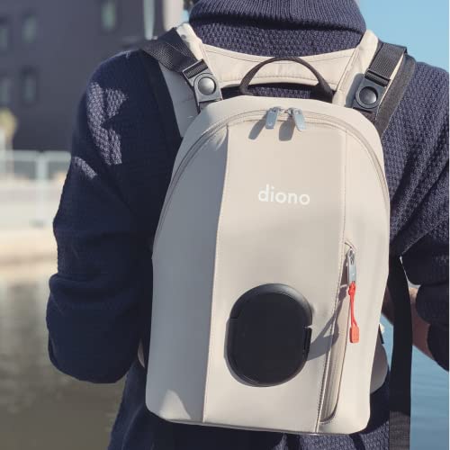 Diono Carus Complete 4-in-1 Baby Carrier with Detachable Backpack, Front Carry & Back Carry, Newborn to Toddler up to 33 lb / 15 kg, Sand