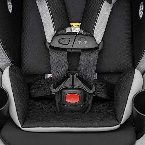 Evenflo Revolve360 Slim 2-in-1 Rotational Car Seat with Quick Clean Cover (Salem Black)