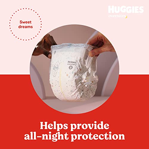 DEAD Huggies Overnites Size 4 Overnight Diapers (22-37 lbs), 116 Ct