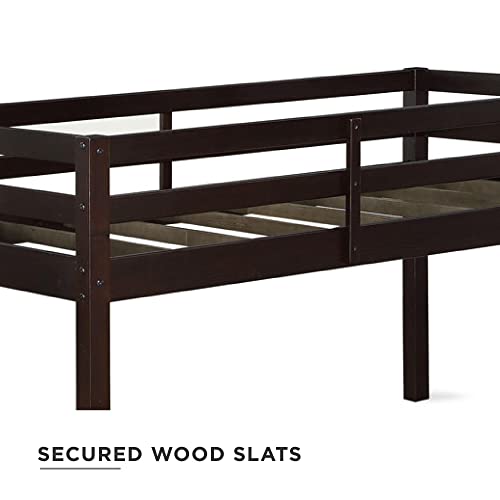 Dorel Living Milton Junior Twin Loft Bed, Espresso