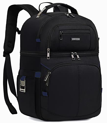 Insulated Cooler Backpack - Keeps 30 Cans Hot/Cold for Up to 12 Hours - Waterproof & Leak Proof Soft Cooler Bag - Insulated Backpack Cooler - Lunch Backpack for Men Women