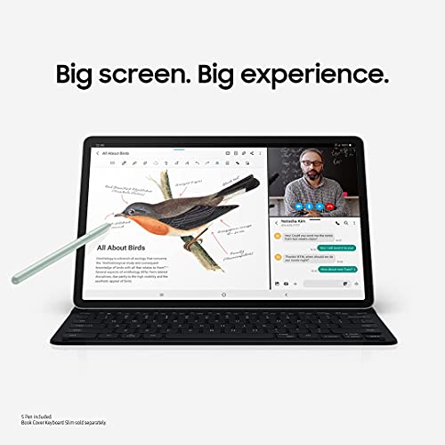 SAMSUNG Galaxy Tab S7 FE 12.4” 256GB WiFi Android Tablet, Large Screen, S Pen Included, Multi Device Connectivity, Long Lasting Battery, US Version, 2021, Mystic Pink