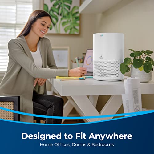 BISSELL MYair Air Purifier with High Efficiency and Carbon Filter for Small Room and Home, Quiet Air Cleaner for Allergens, Pets, Dust, Dander, Pollen, Smoke, Hair, Odors, Timer, 2780A