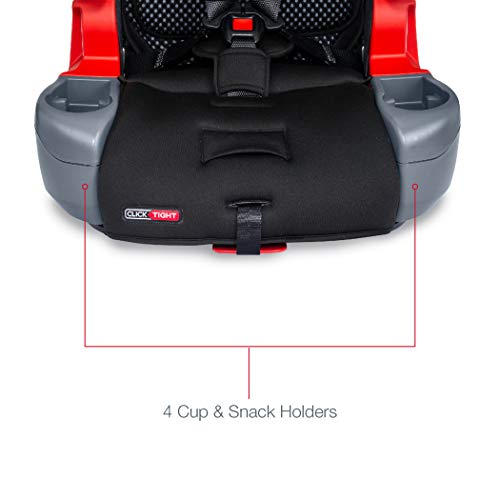 Britax Grow with You ClickTight Harness-2-Booster Car Seat, Cool Flow Gray