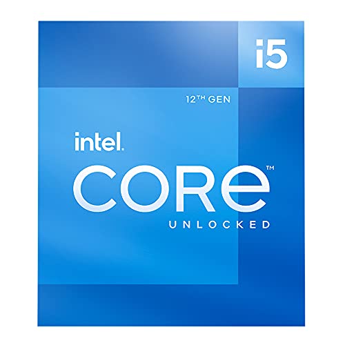 Intel Core i5-12600K Desktop Processor 10 (6P+4E) Cores up to 4.9 GHz Unlocked LGA1700 600 Series Chipset 125W