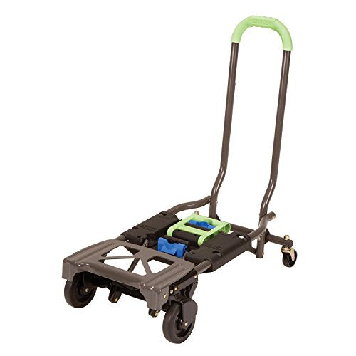 COSCO Shifter Multi-Position Folding Hand Truck and Cart, Green