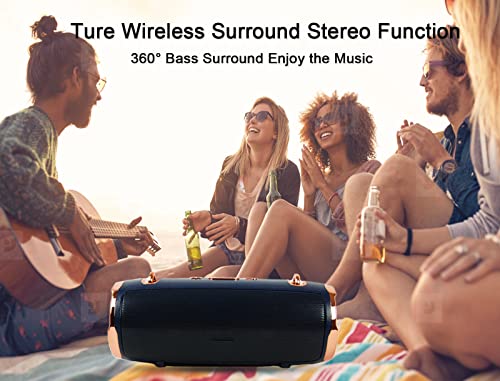 CRLKSSJX Portable Wireless Bluetooth Speakers,Outdoor Sports Speakers with Bluetooth 5.0,IPX5 Waterproof,3D Stereo,8 Hours Playback time,with HD Sound for Pool, Beach, Bike, Travel