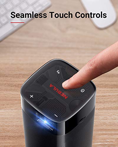 Anker NEBULA Apollo, Wi-Fi Mini Projector, 200 ANSI Lumen Portable Projector, 6W Speaker, Movie Projector, 100 Inch Picture, 4Hr Video Playtime, Neat Projector, Home Entertainment—Watch Anywhere