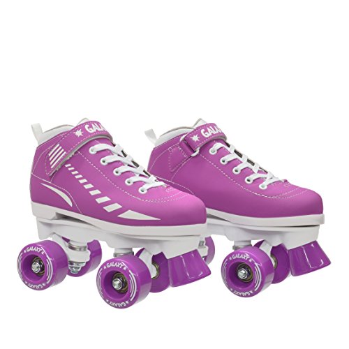 Epic Skates Galaxy Elite Kids Quad Speed Skates, Purple, Juvenile 12