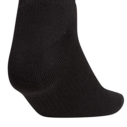 adidas Originals Trefoil Crew Socks (6-Pair), Black, Medium