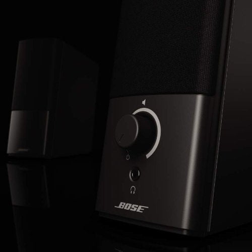 Bose Companion 2 Series III Multimedia Speakers - for PC (with 3.5mm AUX & PC Input) Black