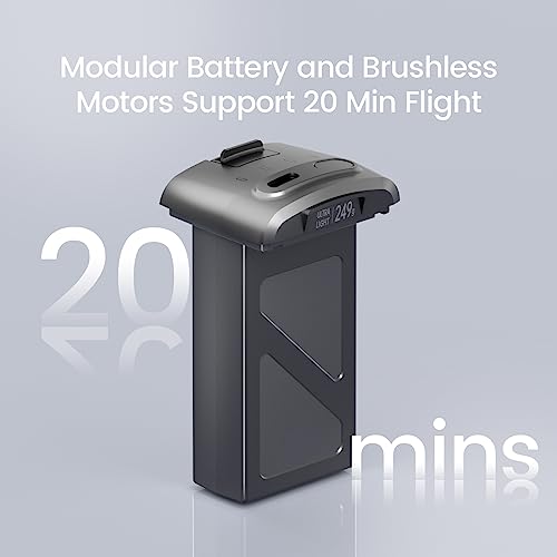Holy Stone GPS Drone with 4K UHD Camera for Adults Beginner; HS360S 249g Foldable FPV RC Quadcopter with 10000 Feet Control Range, Brushless Motor, Follow Me, Smart Return Home, 5G Transmission