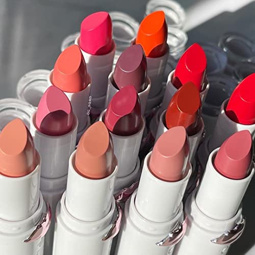 Lipstick By Wet n Wild Mega Last High-Shine Lipstick Lip Color Makeup, Orange Tanger-ring the Alarm