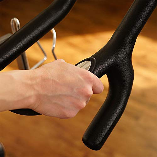 Sunny Health & Fitness Magnetic Rear Belt Drive Indoor Cycling Exercise Bike with RPM Cadence Sensor - SF-B1709, Black