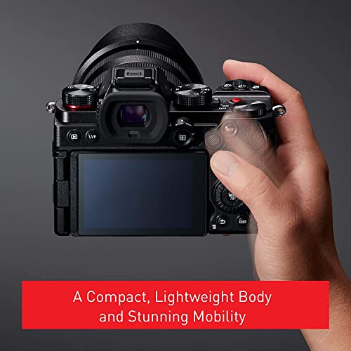 Panasonic LUMIX S5 Full Frame Mirrorless Camera, 4K 60P Video Recording with S 20-60mm F3.5-5.6 Lens Kit (DC-S5KK) + S 85mm F1.8 L Mount Interchangeable Lens (S-S85) Black