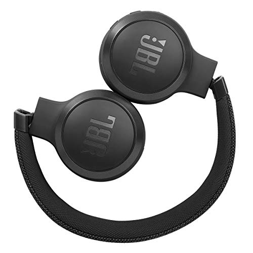 JBL Live 460NC - Wireless On-Ear Noise Cancelling Headphones with Long Battery Life and Voice Assistant Control - Black, Medium