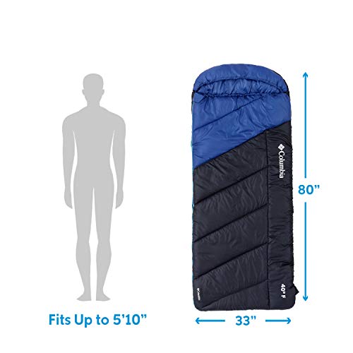 Columbia 40 Degree Coalridge Hooded Sleeping Bag (80)