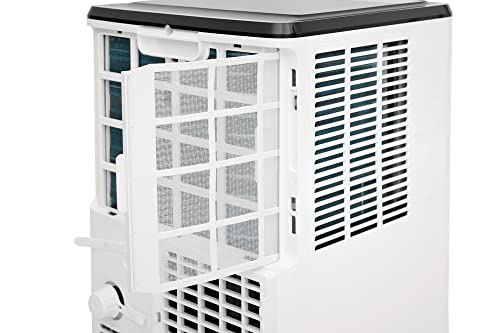 Frigidaire FHPC082AC1 Portable Room Air Conditioner, 5500 BTU with a Multi-Speed Fan, Dehumidifier Mode, Easy-to-Clean Washable Filter, in White