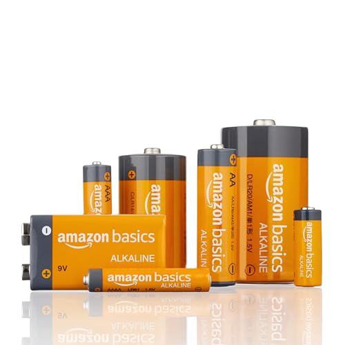 Amazon Basics 100-Pack AA Alkaline High-Performance Batteries, 1.5 Volt, 10-Year Shelf Life