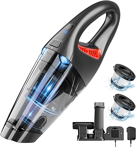 IMINSO Handheld Vacuum Cordless Car Vacuum with 9000PA, Lightweight Rechargeable Hand Vacuum Cordless with LED, Dust Busters, Portable Mini Vacuum, Held Vacuum Cleaner for Car/Home