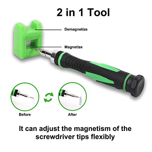 27 in 1 Precision Screwdriver Set with Magnetic Driver Kit, Professional Electronics Tool Kit for Repair iPhone, Android, Computer, Laptop, Watch, Glasses, PC etc