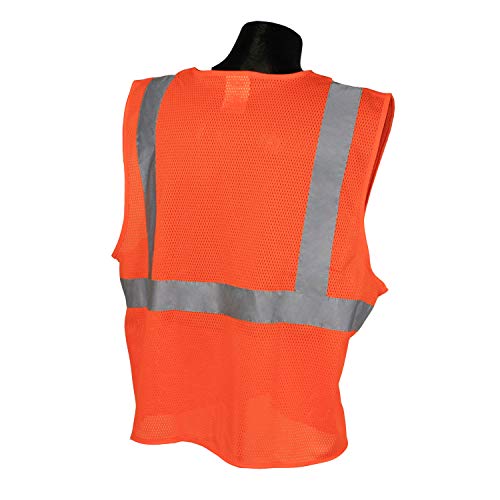 Radians SV2GM3X Class 2 Mesh Safety Vest, Green, 3 Extra Large