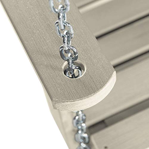 highwood AD-PORL2-WAE Lehigh Porch Swing, 4 Feet, Whitewash
