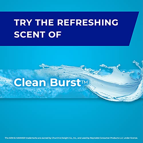 Hefty Flap Tie Small Trash Bags - Clean Burst, 4 Gallon, 312 Total,26 Count (Pack of 12)