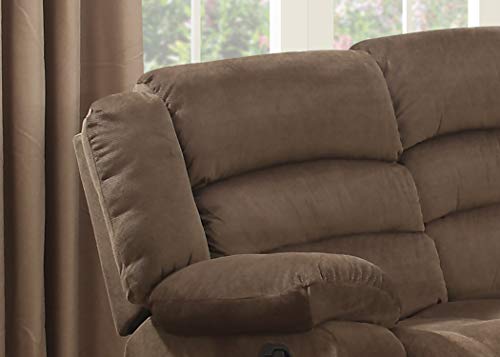 Christies Home Living Bill Contemporary Room Reclining Sofa, Brown