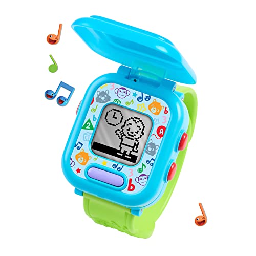 CoComelon JJ’s Learning Smart Watch Toy for Kids with 3 Education-Based Games, Alarm Clock, and Stop Watch, Officially Licensed Kids Toys for Ages 3 Up by Just Play