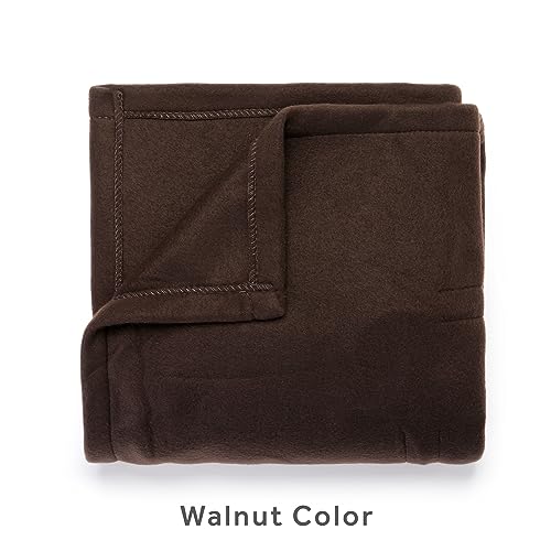 Sunbeam Royal Ultra Walnut Heated Personal Throw / Blanket, Cozy-Warm, Adjustable Heat Settings