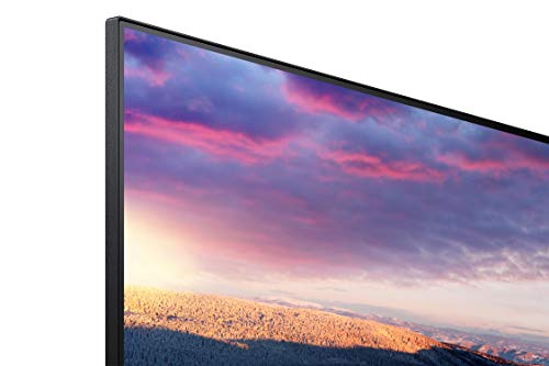 SAMSUNG 24" SR35 Series FHD 1080p Computer Monitor, 75Hz, IPS Panel, HDMI, VGA (D-Sub), VESA Compatible, 3-Sided Border-Less LS24R356FZNXZA, Black