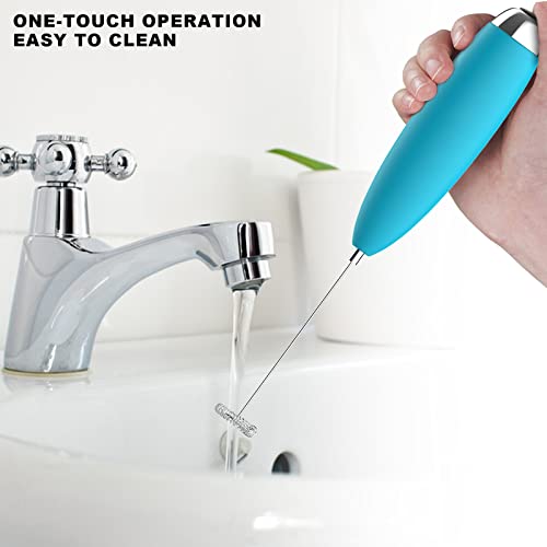 MPDPOW Milk Frother, Hand Mixer, Frother for Coffee, Battery Operated (Not Included) Electric Small Coffee Whisk Hand Coffee Frother Electric Drink Stirrer for Lattes, Cappuccino, Hot Chocolate