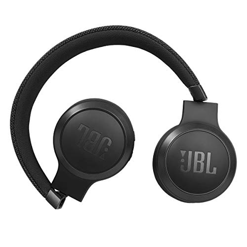 JBL Live 460NC - Wireless On-Ear Noise Cancelling Headphones with Long Battery Life and Voice Assistant Control - Black, Medium