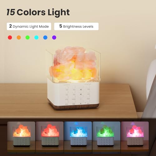 Yormick DIY White Noise Sound Machine for Sleeping, 30 Soothing Natural Sound Night Light, White Noise Sound Machine Baby/Adult Gift, White Noise Sound Machine Office & Yoga Meditation & Bedroom