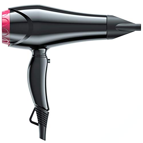 JINRI Hair Dryer Professional Blow Dryer Fast Dryer with Ceramic Ionic,Black (Normal Size)