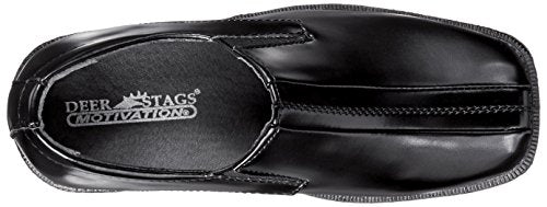 Deer Stags boys Wings Slip-on Loafer, Black, 10 M US Big Kid