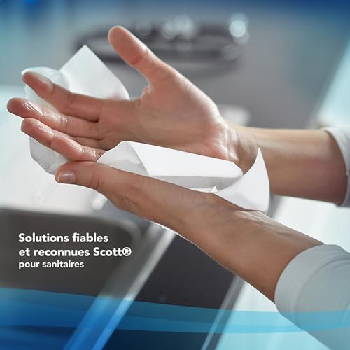 Scott® Multifold Paper Towels (01804), with Absorbency Pockets™, 9.2" x 9.4" sheets, White, (250 Sheets/Pack, 16 Packs/Case, 4,000 Sheets/Case)