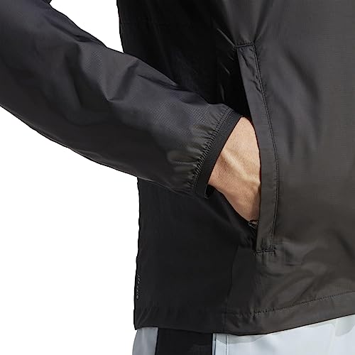 adidas Men's Own The Run Jacket, Black, Medium